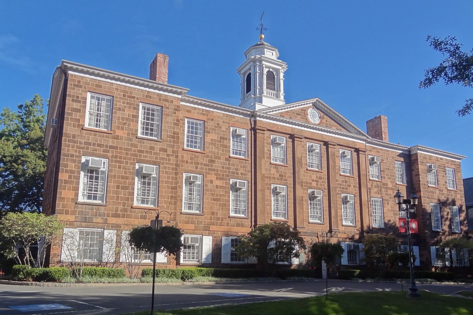 Old Queens, the oldest building at Rutgers